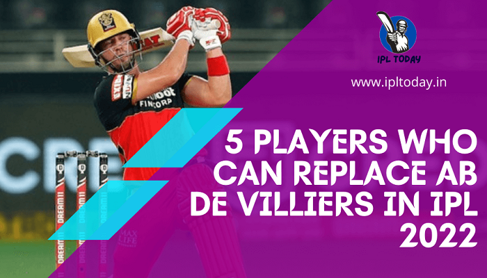5 players who can replace AB de Villiers in RCB