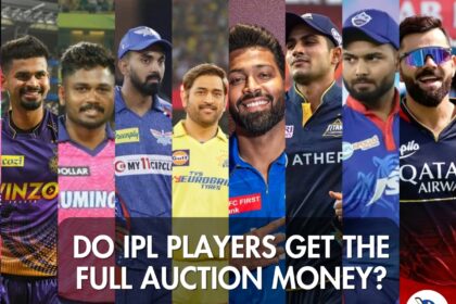 do ipl players get the full auction money